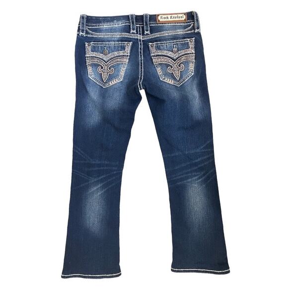 Rock Revival Vaness Boot Cut Jeans Size 28 - Picture 4 of 10